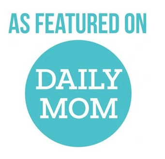 The logo for Daily Mom, a website that featured Real Unicorn Apparel 