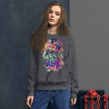 Load image into Gallery viewer, A young woman with her head slightly cocked to the side. She&#39;s wearing a hoodie from Real Unicorn Apparel&#39;s &quot;Real Unicorn&quot; collection.
